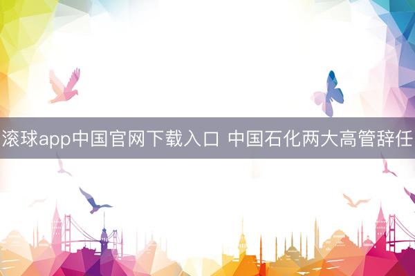 滚球app中国官网下载入口 中国石化两大高管辞任