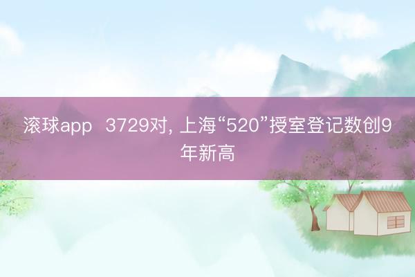 滚球app  3729对， 上海“520”授室登记数创9年新高