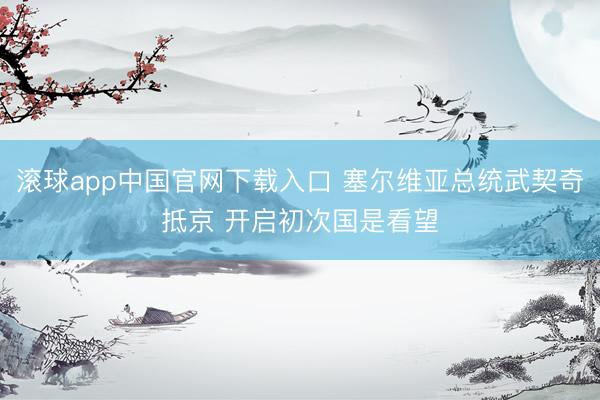 滚球app中国官网下载入口 塞尔维亚总统武契奇抵京 开启初次国是看望