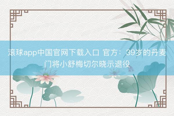 滚球app中国官网下载入口 官方：39岁的丹麦门将小舒梅切尔晓示退役